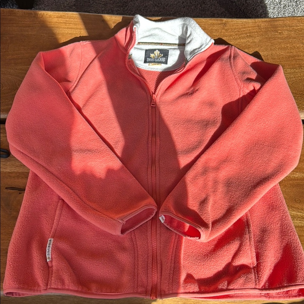 Coral Fleece Zip-Up Jacket